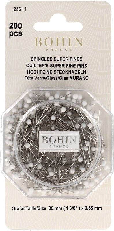 Bohin : Glass Head Pins